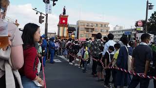 川越まつり（日曜日）　新富町一丁目の山車　2022/10/16 17