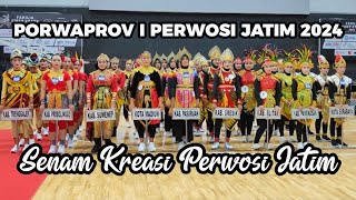 Cabor Senam Kreasi Perwosi Jatim di PORWAPROV I PERWOSI JATIM 2024