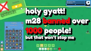 ⚠️M28 Just BANNED over 1000 PEOPLE‼️#florrio #florr #florr.io #m28