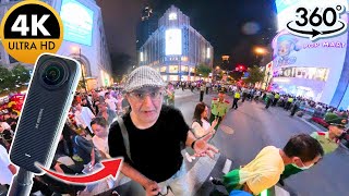 Shanghai's CRAZIEST Shopping Street Revealed 360 VR | Insta360 X4