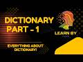 What is Dictionary in Python? | Complete Python Dictionary Part 1 @LearnByparam #python #coding