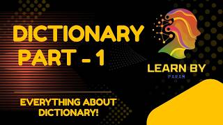 What is Dictionary in Python? | Complete Python Dictionary Part 1 @LearnByparam #python #coding