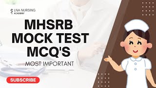 MHSRB STAFF NURSE MOCK TEST MCQs | Previous year questions