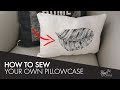 How to hand sew your own pillow | DIY Tropical Leaf Pillow | Sewing pillow tutorial