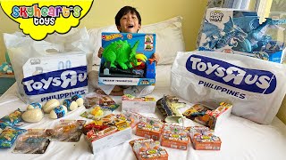 DINOSAURS from Toys R Us!! Skyheart's new dinosaur toys for kids trex mighty megasaur