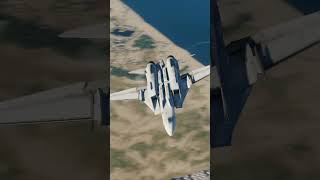 The F-14 Is Extremely maneuverable at low speeds... #shorts