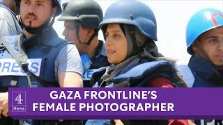 The only woman photojournalist on the Gaza frontline