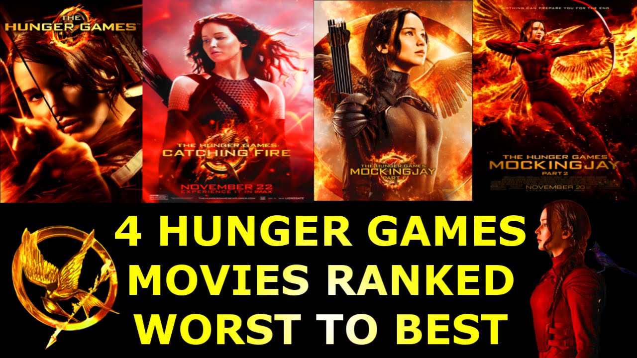 4 Hunger Games Movies Ranked Worst To Best - YouTube