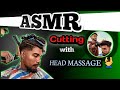 ASMREnter | scissor trimmer haircut with head massage and scissor beard cutting tutorial new 1080/60