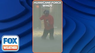 FOX Weather Correspondent Battles Hurricane Idalia Storm Surge