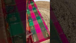 *New arrivals*Premium Kanchivaram paalum palamum kattam saree in beautiful 4 color shade *