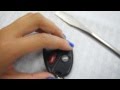 How To Replace Chevrolet Malibu Key Fob Battery 2001 - 2005