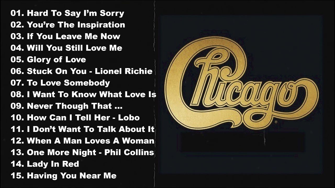Chicago Greatest Hits Full Album Best Songs Of Chicago Youtube Music