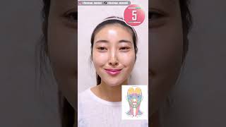 Face Lifting Exercise To Slim Down Your Face Naturally #shorts #faceyoga