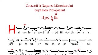 Catavasiile Nasterii Domnului, glas 1, de Ioan Protopsaltul