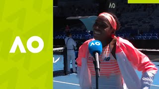 Coco Gauff: "This court is my favourite!" (1R) on-court interview | Australian Open 2021