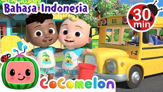 Roda-Roda Bis Bersama Sekolah | CoComelon Bahasa Indonesia - Lagu Anak Anak | Nursery Rhymes