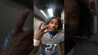 Postgame VICTORY CAM 🎥 following Monday Night Football dub | Detroit #Lions #shorts