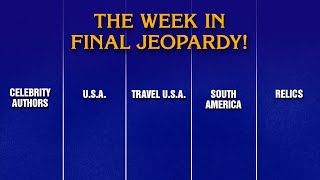 A Week in Final Jeopardy!: 10/20/25-10/24/25 | JEOPARDY!