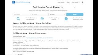 State of California Arrest Warrant Lookup.