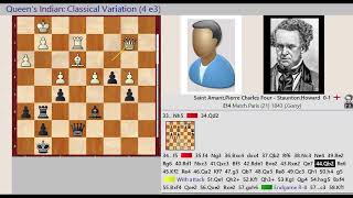 Game 7 || Saint-Amant vs Staunton, 1843  || GARY KASPAROV on My Great Predecessors - Part I