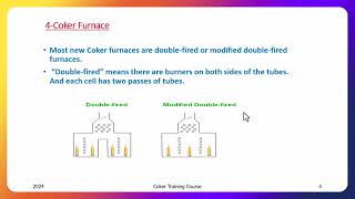 4 Delayed coking furnace     فرن وحدة التفحيم