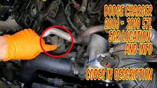 EGR Valve Location on 2006-2010 Dodge Charger 5.7L | How It Works