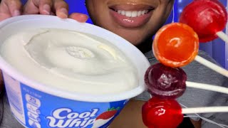 ASMR | Cool Whip \u0026 Candy 🍭  Satisfying Cream Sounds!