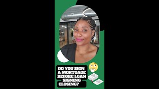DON'T SIGN A MORTGAGE BEFORE LOAN SIGNING CLOSING! (The Truth About Mortgage Signing) #shorts
