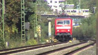 Swiss Cargo R482, BR120, BR155, BR140 Doppeltraktion, BR425, BR143 Rheinbreitbach Bad Honnef