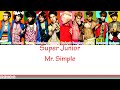 Super Junior (슈퍼 주니어): Mr. Simple Lyrics