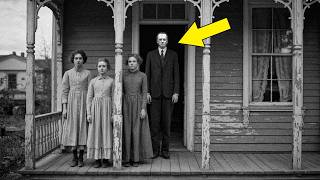 In 1904, the family poses on the porch—until the portrait shows someone dead who wasn't there