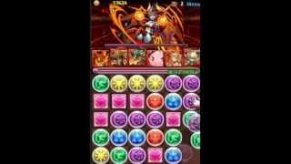 【パズドラ】ヘラウルズ降臨　地獄級　ティラノス×フレイPT　ノーコン