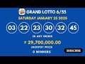 lotto result today 9pm january 25 2025 pcso