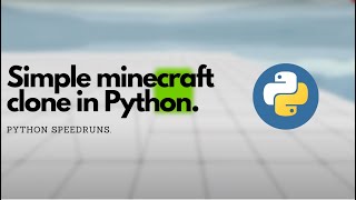 Minecraft with python!