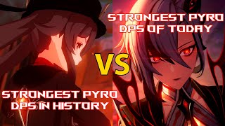 C1R1 Arlecchino VS C1R1 Hutao | Strongest Pyro DPS in History VS Strongest Pyro DPS of Today