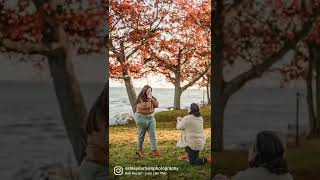 Mother in law hires pro photographer to capture surprise proposal engagement. #engaged #justsaidyes