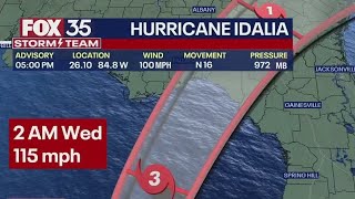 Hurricane Idalia update: Idalia strengthens to Cat. 2 hurricane