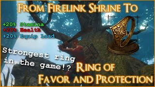 Ring of Favor and Protection Location [From Firelink Shrine] - DS Remastered