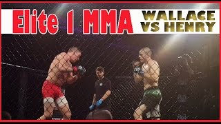 Elite 1 MMA - TKO Shawn Wallace defeats Jeremy Carmen Henry