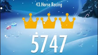 Piano Tiles 2 - Horse Racing 5747 score, LEGENDARY 2nd World Record!!!