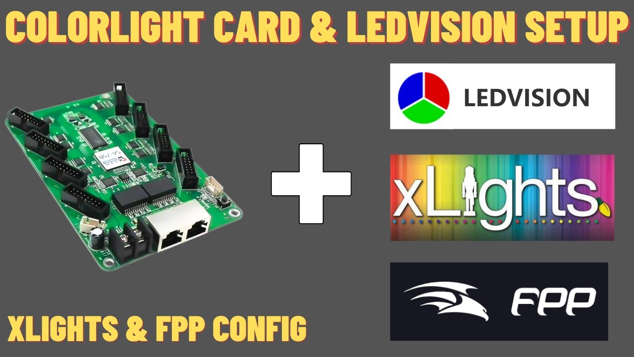 Colorlight 5A-75B Panel Controller Tutorial With LEDvision, FPP ...