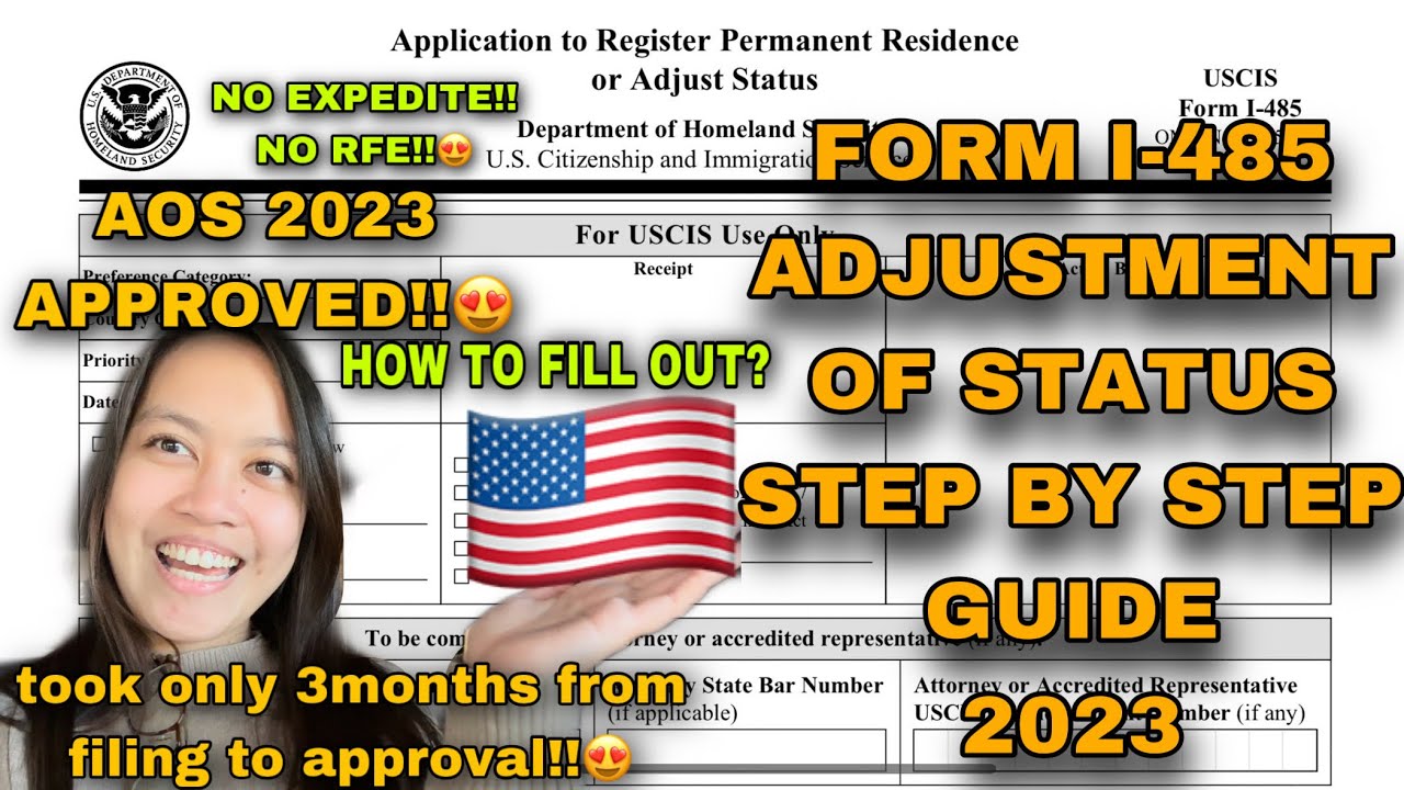 How To Fill Out Form I 485 Step By Step