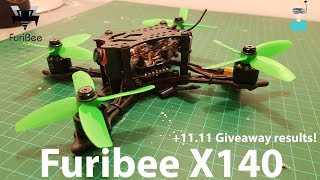 FuriBee X140 - Unboxing, Review And Test Flights (2s, 3s \u0026 4s)