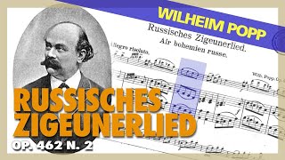 🎼  WILHEILM POPP - Russisches Zigeunerlied (Op. 462 N. 2) [FLUTE \u0026 Piano] - (Sheet Music Scrolling)