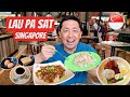 What to eat in Singapore! 🇸🇬 Singapore Street Food at Lau Pa Sat Hawker Centre!