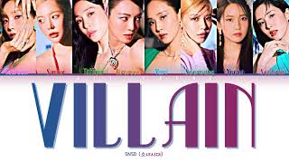 GIRLS GENERATION 소녀시대 Villain Lyrics Han Rom Eng 가사