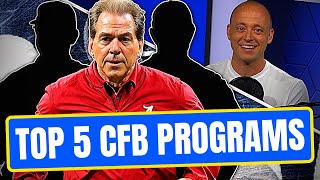 Josh Pate's Top 5 CFB Programs - Last 20 Years (Late Kick Cut)
