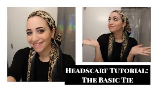 How To Tie A Headscarf In Under 30 Seconds | SIMPLE HEADSCARF TUTORIAL | Headscarf Ideas