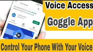 Control Your Phone With Your Voice 🙂 #Voiceacees #google #app
